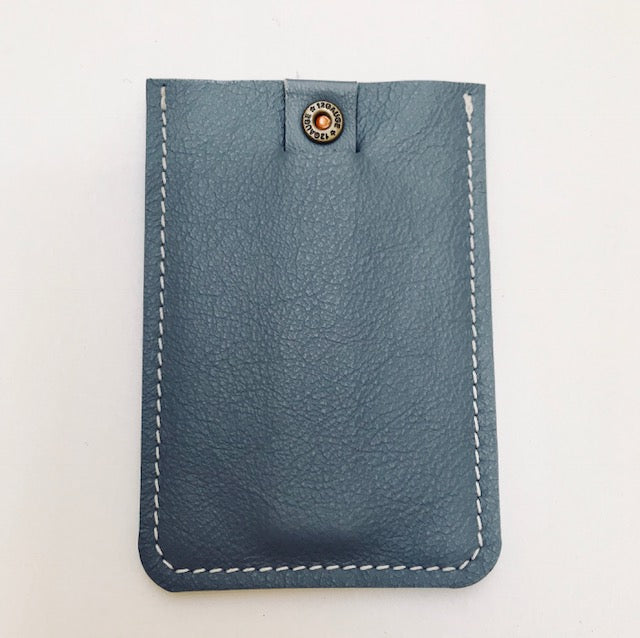 Wally Wallet With Bullet Detailing - Dove Grey