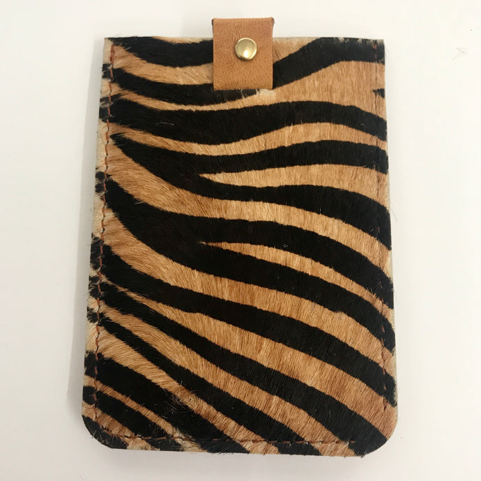Wallet - Tan Zebra