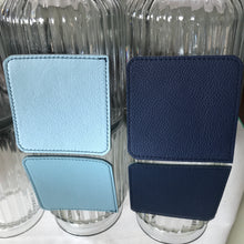 Coasters - Baby Blue and Navy - Reversable