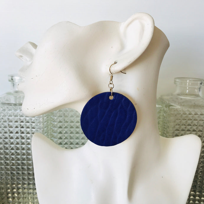 Royal Blue Merino Earings