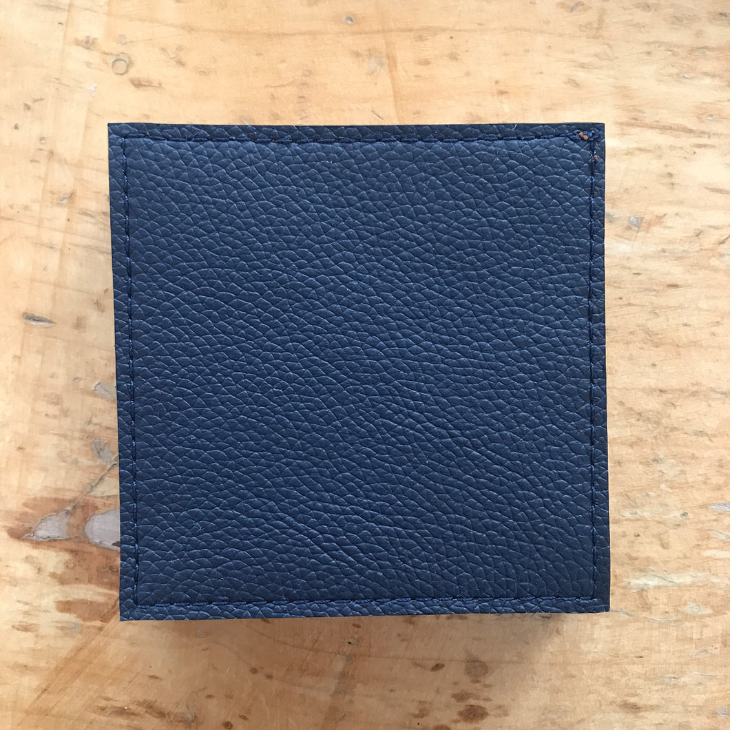 Coasters - Navy and Tan - Reversable